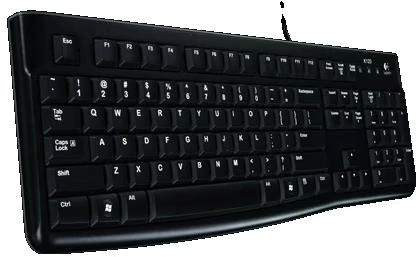 Logitech Keyboard K120 - Azerty BE - wired - USB - black