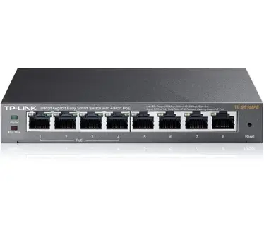 8 Port Easy Smart Switch with 4-Port PoE