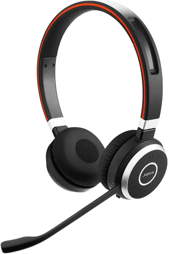 Jabra EVOLVE 65 MS Wireless Over-the-head Stereo Headset - Supra-aural - 3000 cm - Bluetooth - Noise Cancelling Microphone