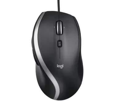 Logitech M500s Mouse - Black - Cable