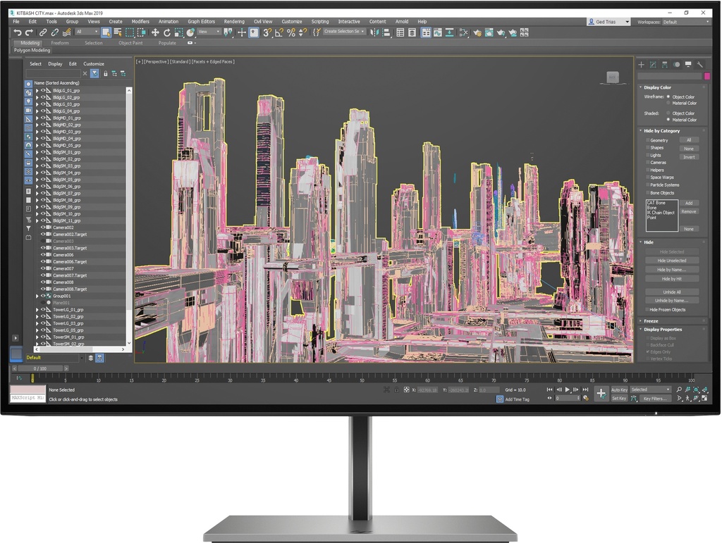 HP Z27u G3 LED monitor 27"