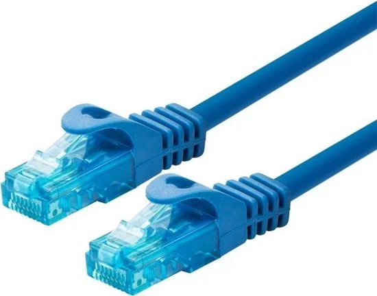 Patch Cable U/UTP 0.25M - CAT5E - Blue