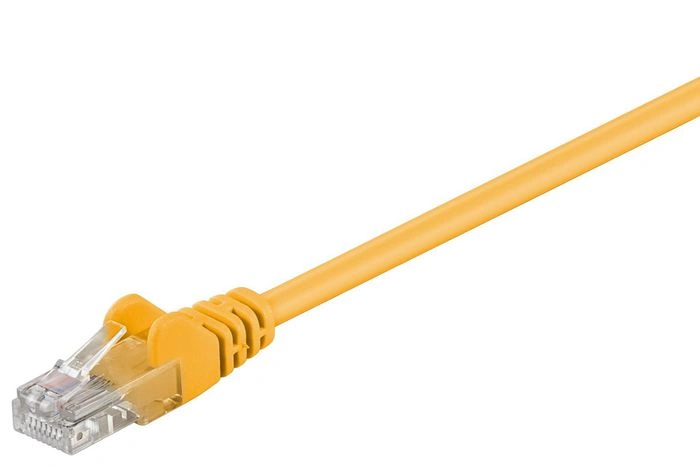 Patch Cable U/UTP 0.5M - CAT5E - Yellow
