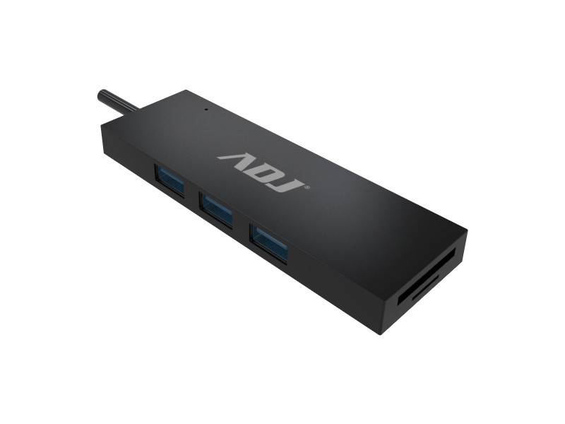 ADJ Hub Dock USB C Multiport ADJ - 3 Port USB 3.1 + Cardreader