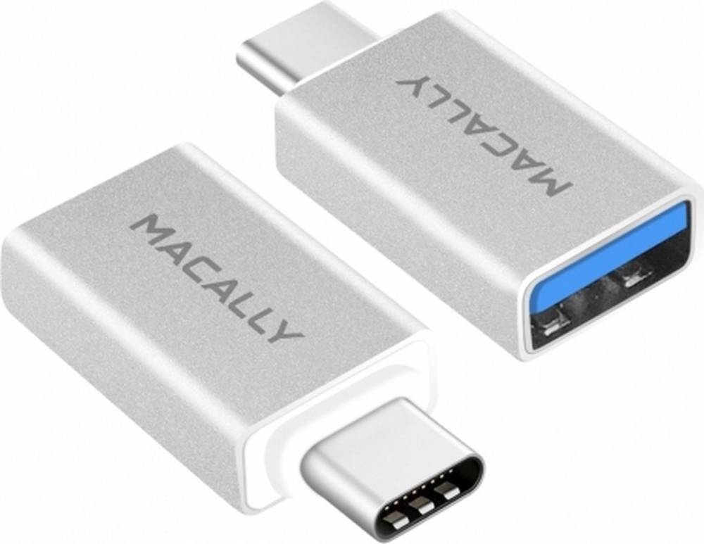 Macally USB-C to USB-A Fem mini adapter - 2 pack