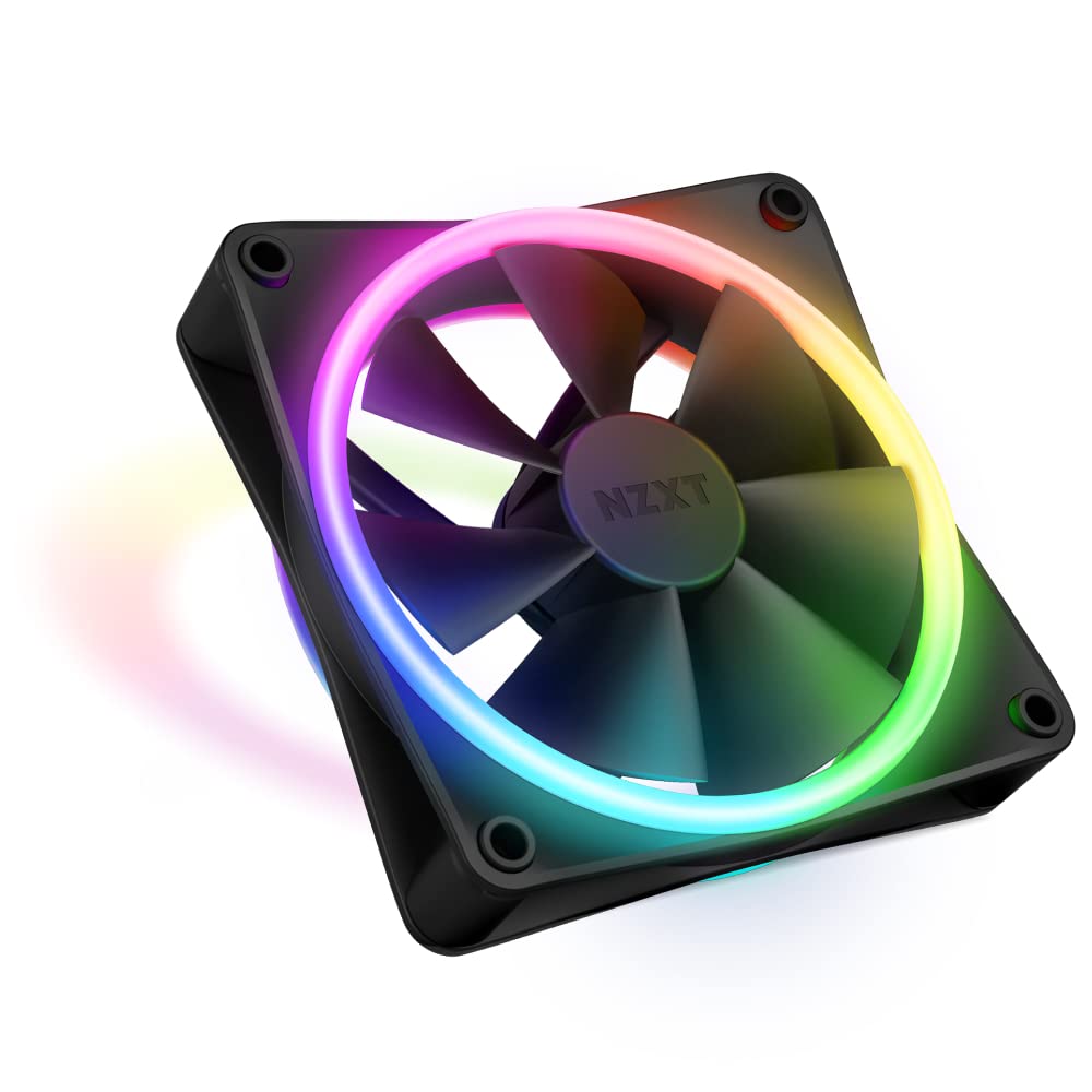 NZXT F120 RGB DUO - 120mm RGB Fan - Single - Black
