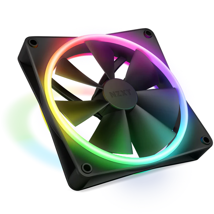 NZXT F140 RGB DUO - 140mm RGB Fan - Single - Black