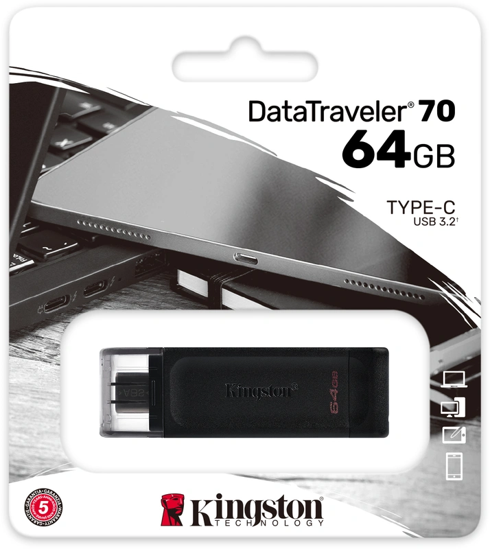 Kingston Technology DataTraveler 70 64GB  USB-C