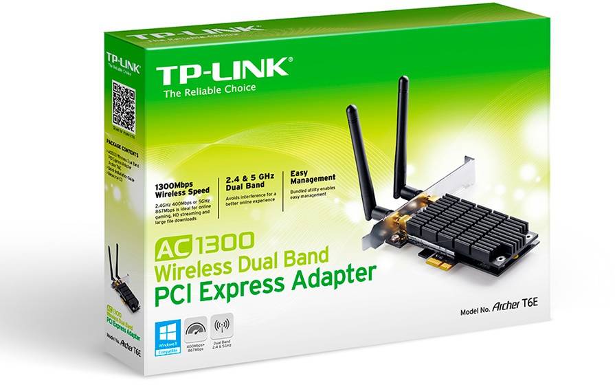 Tp-Link Archer T6E AC1300 Wi-Fi PCI-E