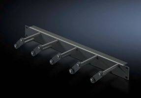 Rittal 19' Panel Cable Management Black / Rangeerpaneel