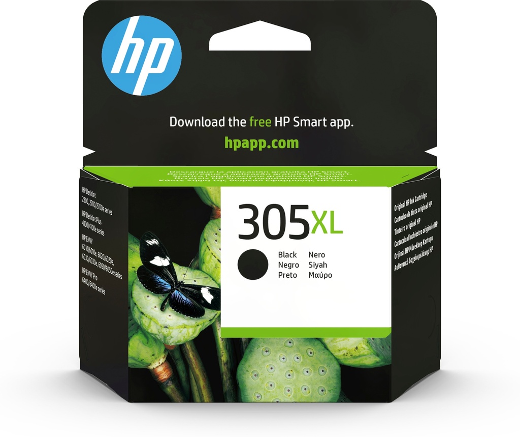 HP Inkt 305XL Black (600 Pagina's)