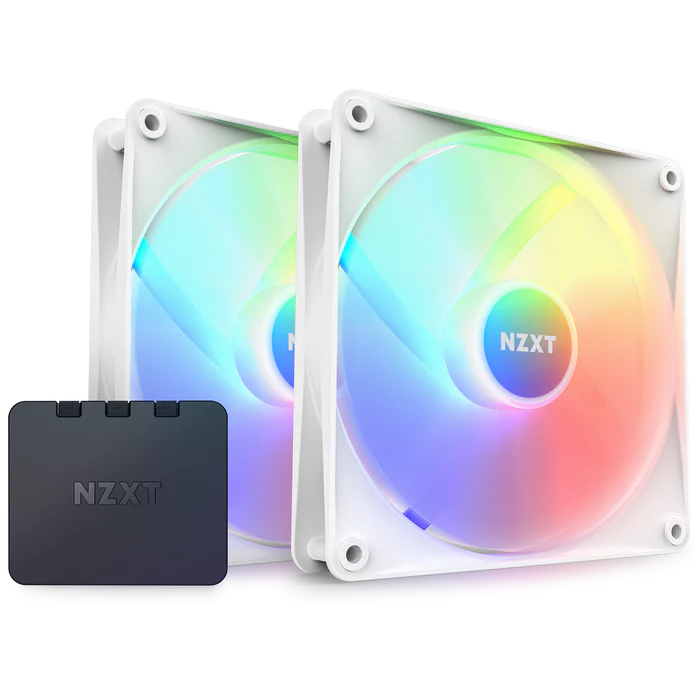 NZXT F140 RGB Core - Double White
