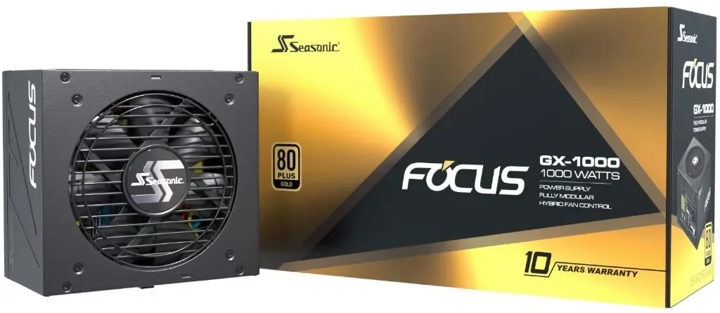 Seasonic Focus GX-1000 ATX 3.0 Zwart