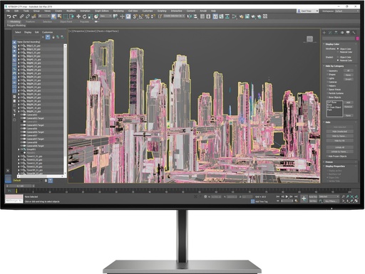 [1B9X2AA#ABB] HP Z27u G3 LED monitor 27" 2560 x 1440 QHD @ 60 Hz IPS 350 cd/m² 1000:1 5 ms HDMI, DisplayPort, USB-C
