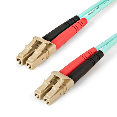 [450FBLCLC2] Fiber Optic Cable 2m Aqua MM 50/125 OM4