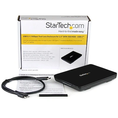 [S251BPU31C3] StarTech 2.5' SATA Enclosure USB3.1 USB-C