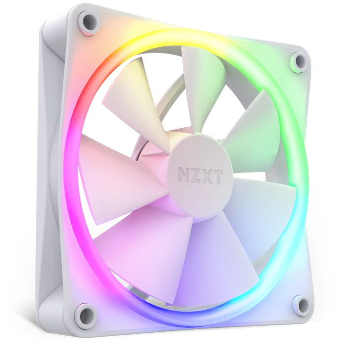 [RF-R12SF-W1] NZXT F120 RGB - 120mm RGB Fans - Single - White