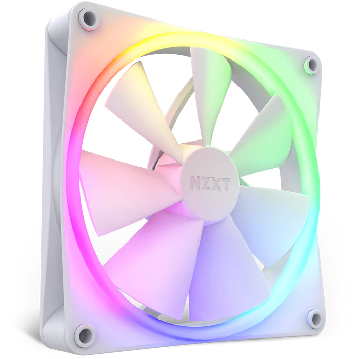 [RF-R14SF-W1] NZXT F140 RGB - 140mm RGB Fans - Single - White
