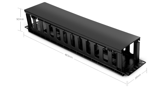 [CMH-SFD2U] FS Cable Guide 19' 2U + Front Panel