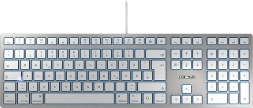 [JK-1610FR-1] CHERRY Wired Keyboard KC6000 Slim For Mac (Azerty FR- Silver)